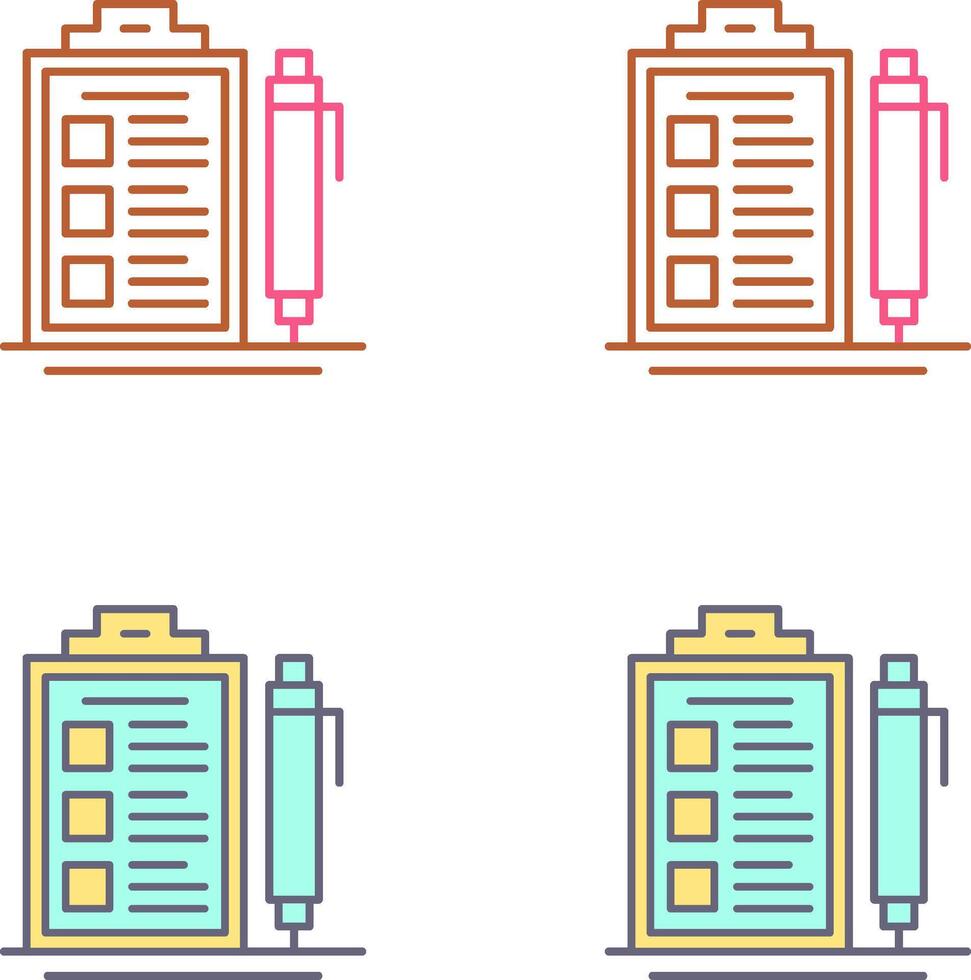 Check List Icon Design vector