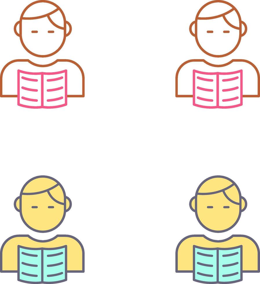 Student Icon Design vector