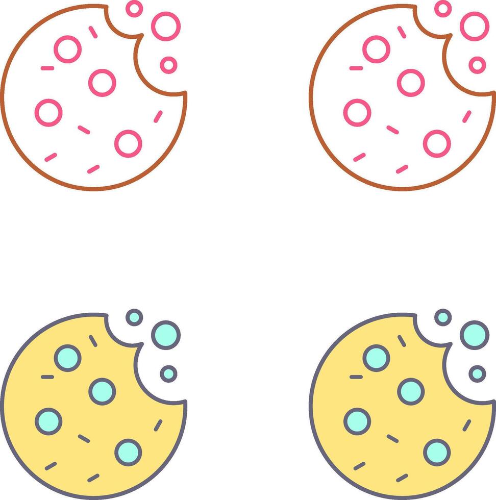 Cookie Icon Design vector