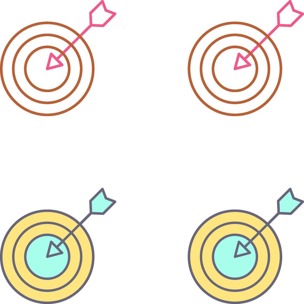 Goal Icon Design vector