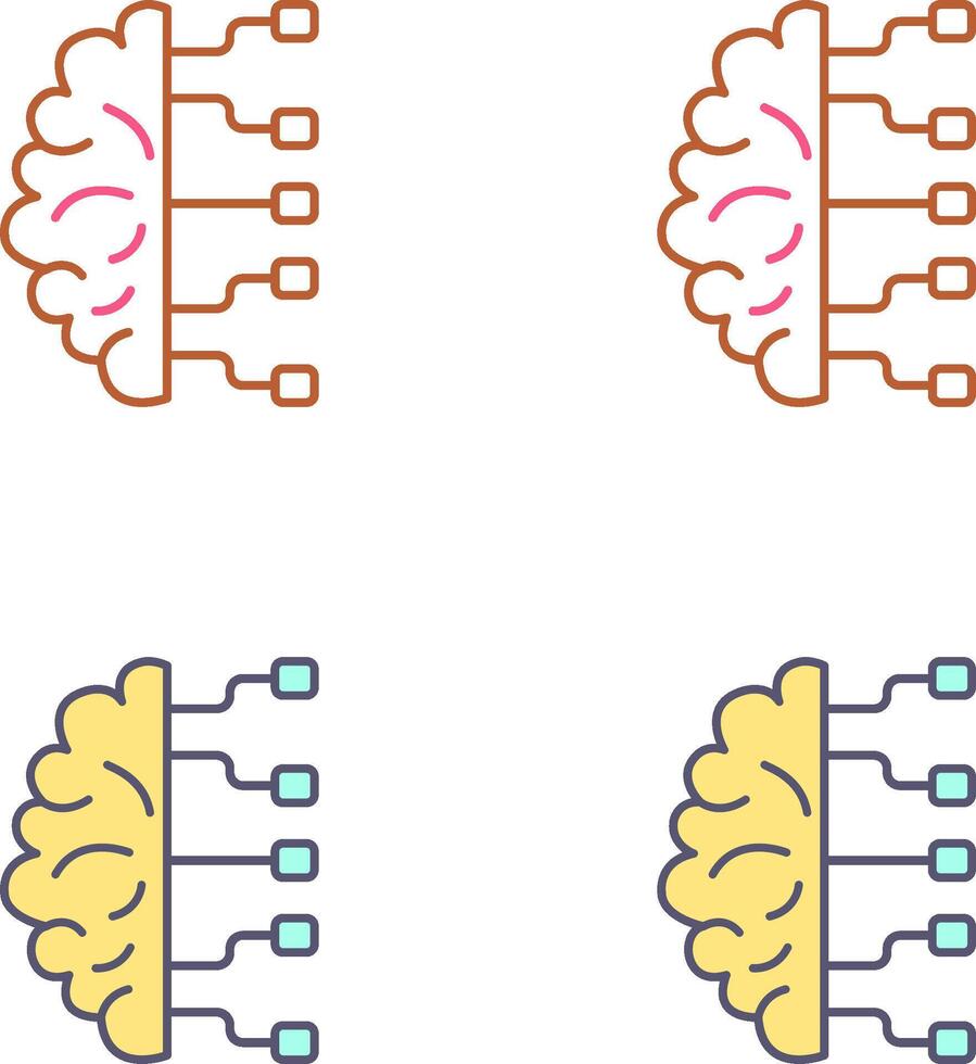 Brain Icon Design vector