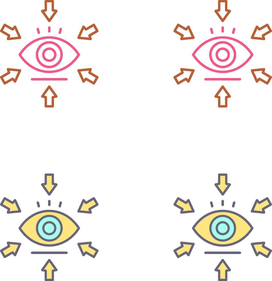Visualization Icon Design vector