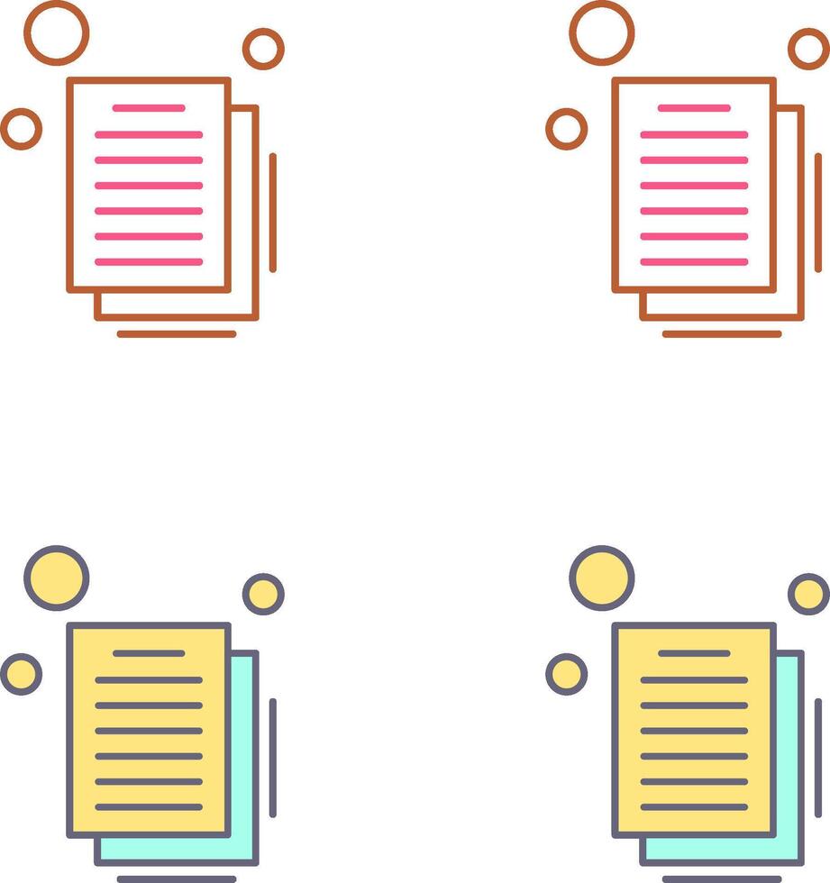 Document Icon Design vector