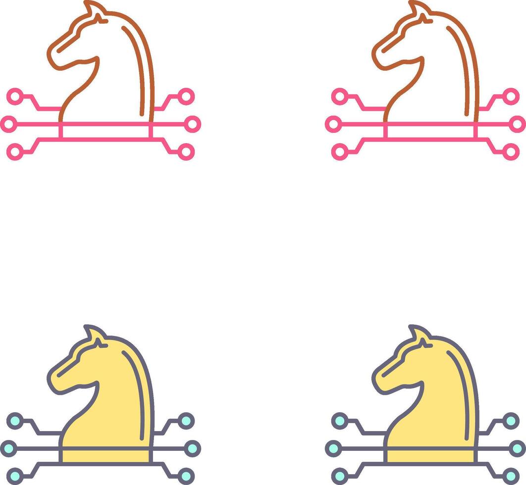 Trojan Icon Design vector
