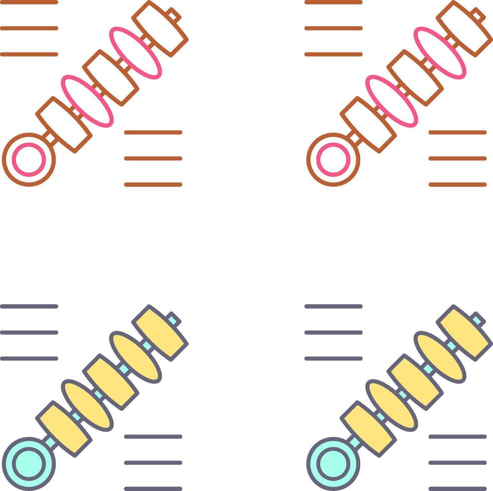 Skewer Icon Design vector