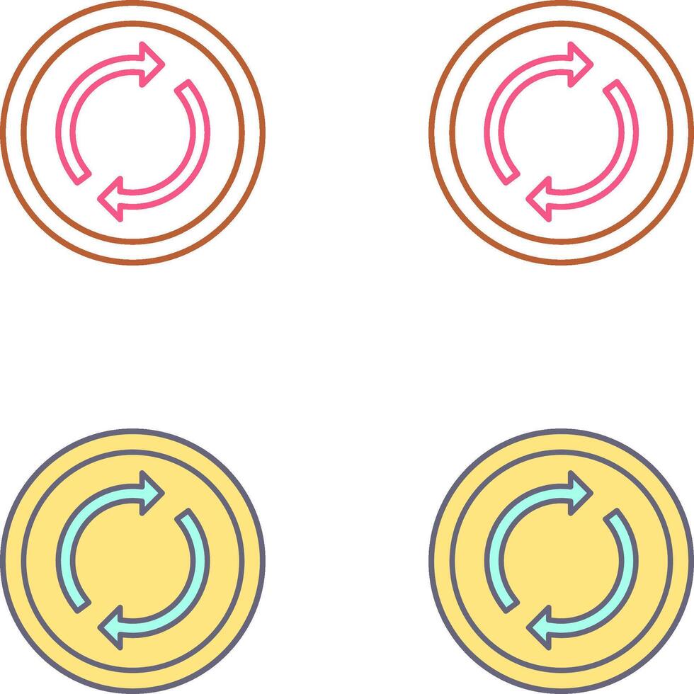 Loop Icon Design vector