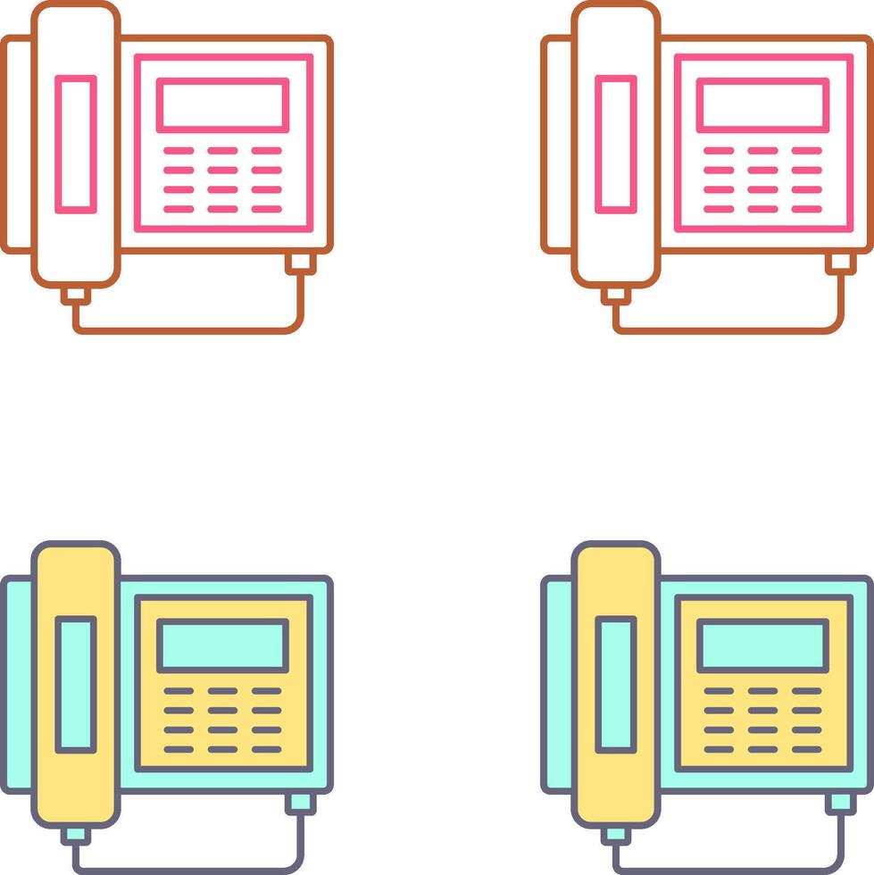Telephone Icon Design vector