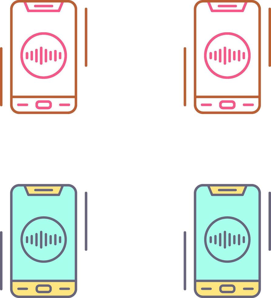 Recorder Icon Design vector