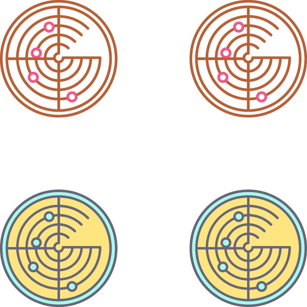 Radar Icon Design vector
