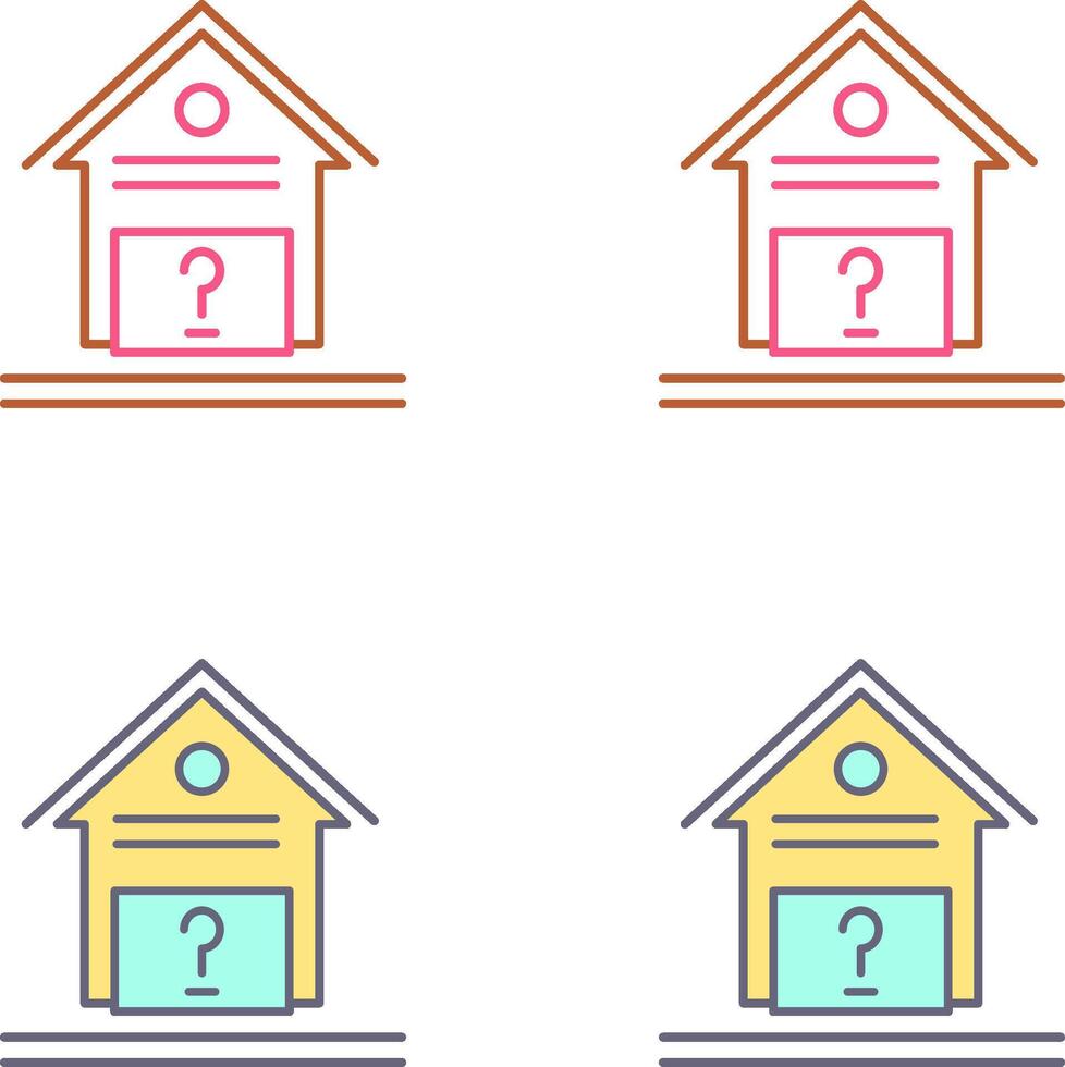 Unknown Icon Design vector