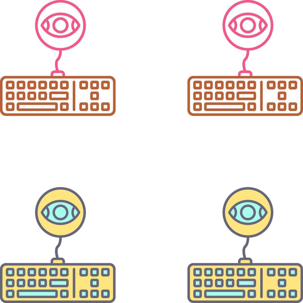 Keylogger Icon Design vector