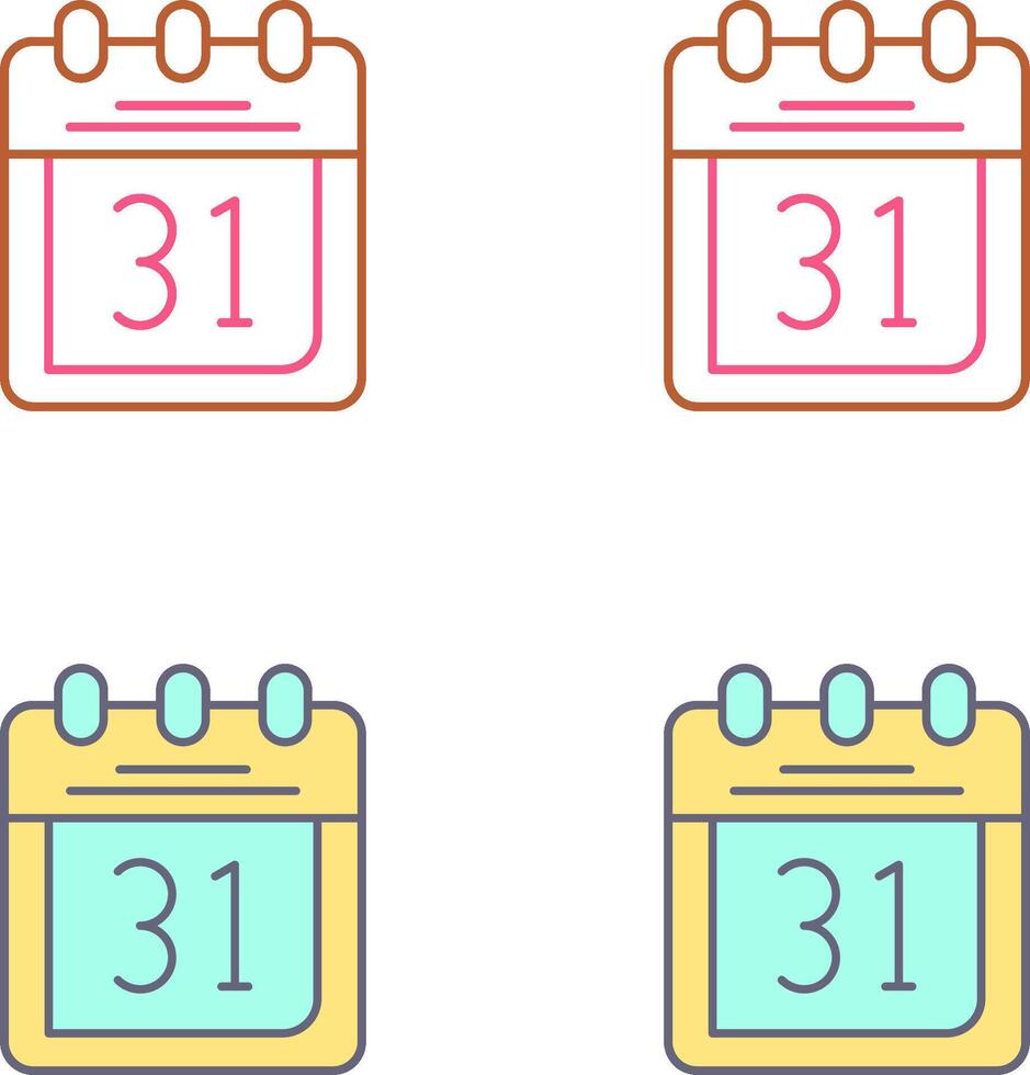 Calendar Icon Design vector