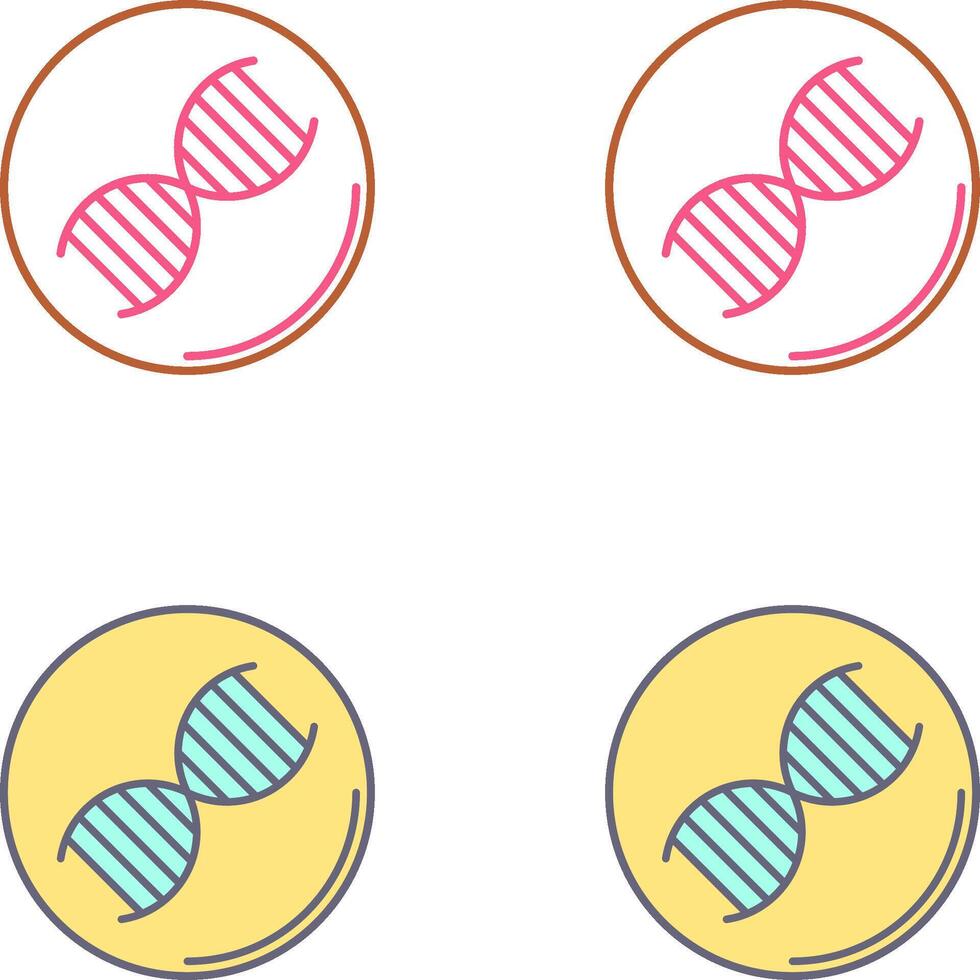 Dna Icon Design vector