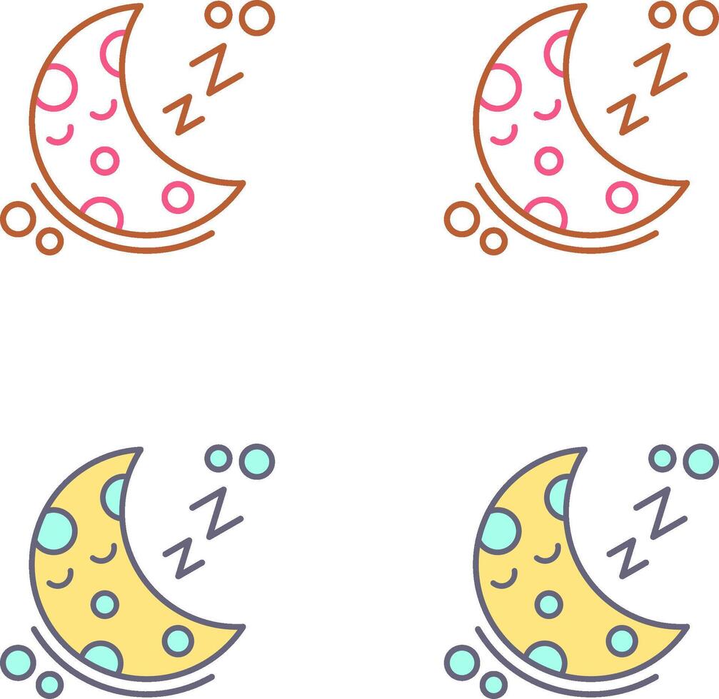 Sleeping Icon Design vector