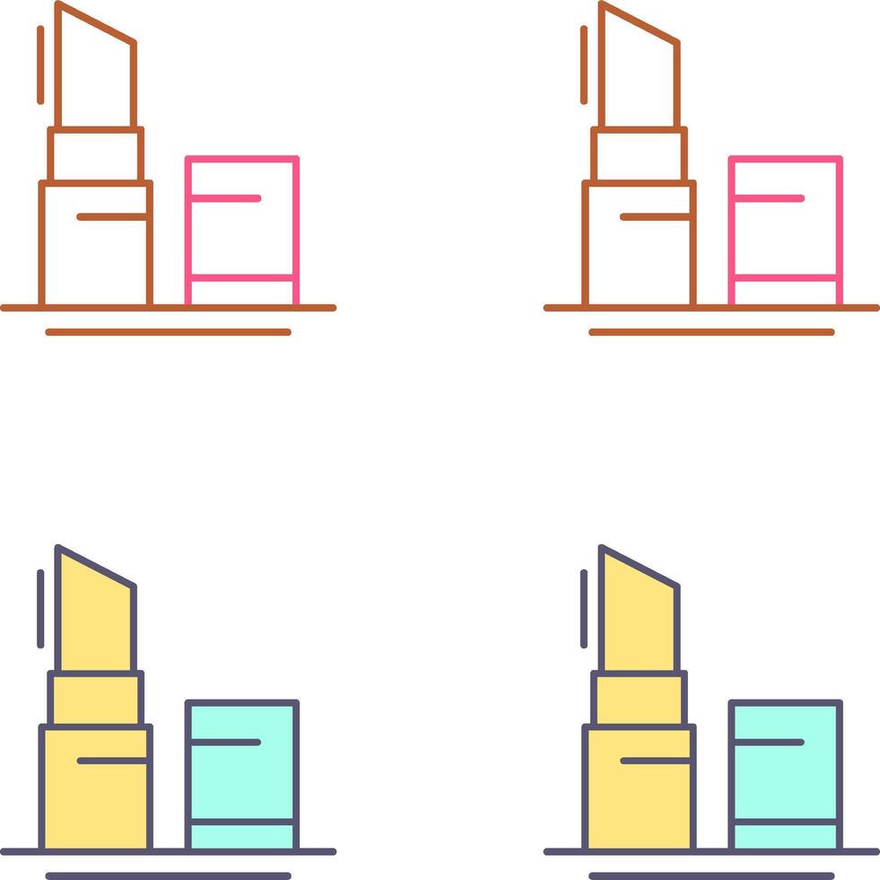 Lipstick Icon Design vector