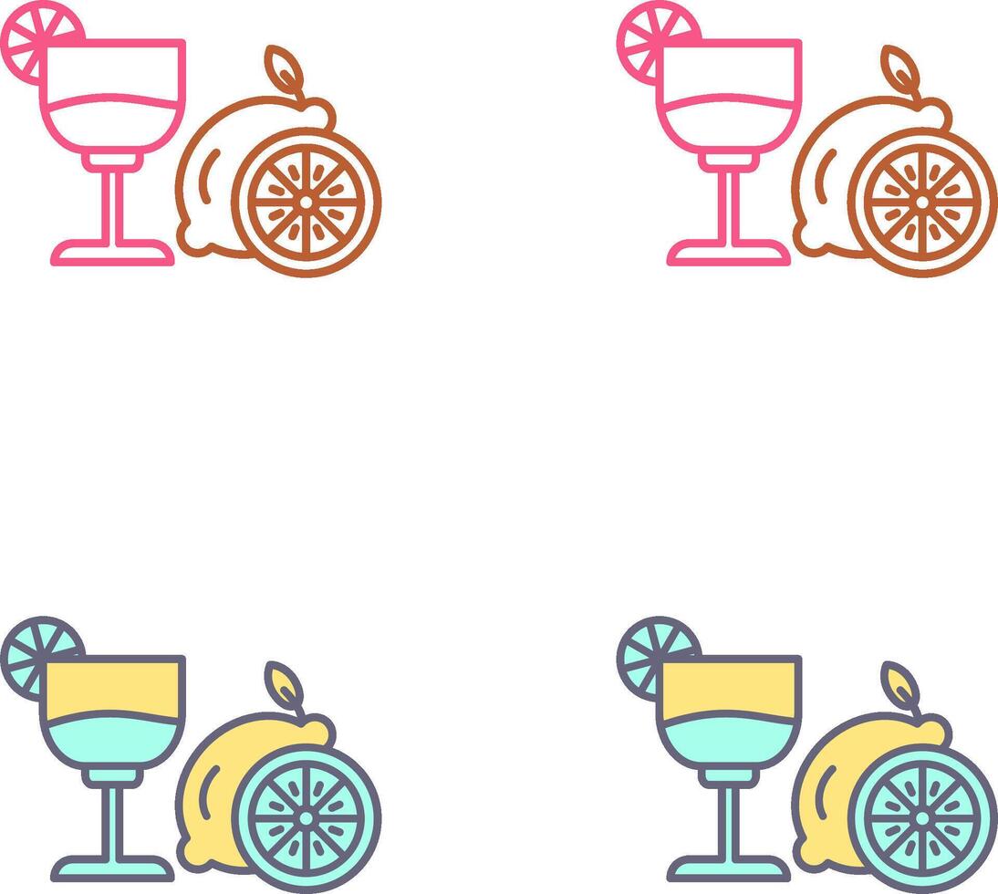 Lime Juice Icon Design vector