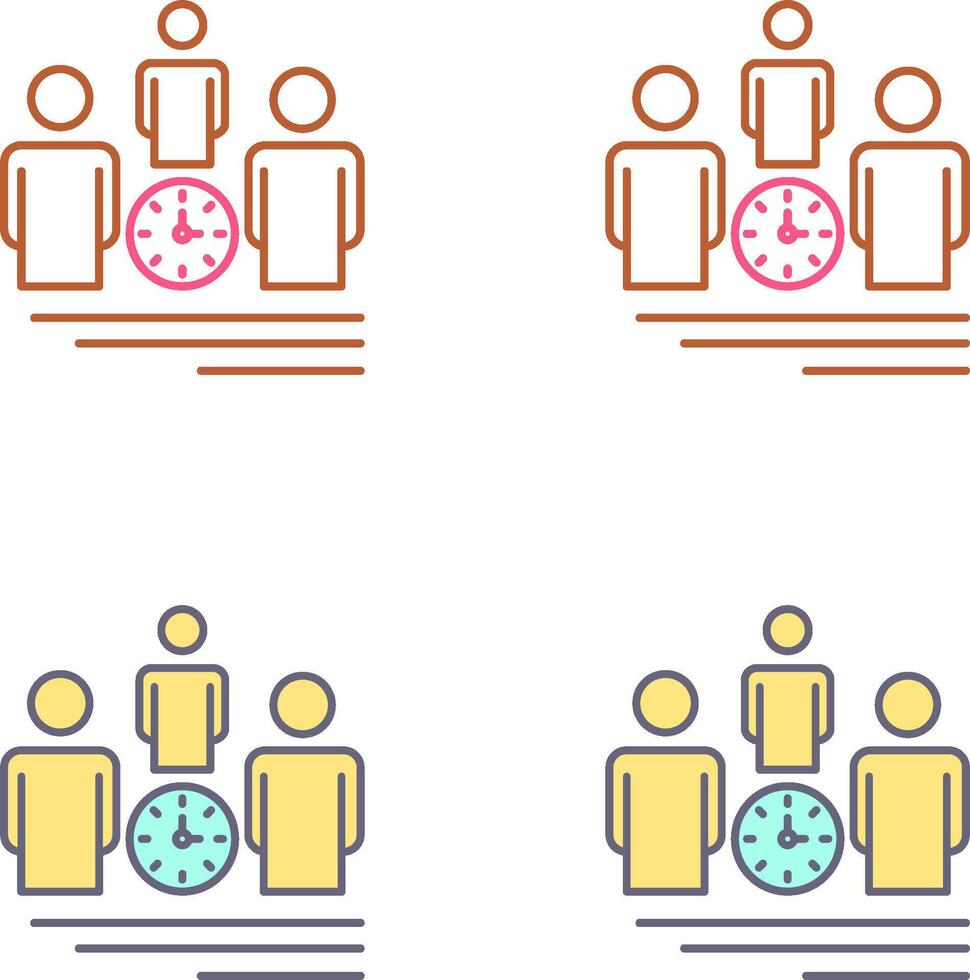 Team Management Icon Design vector