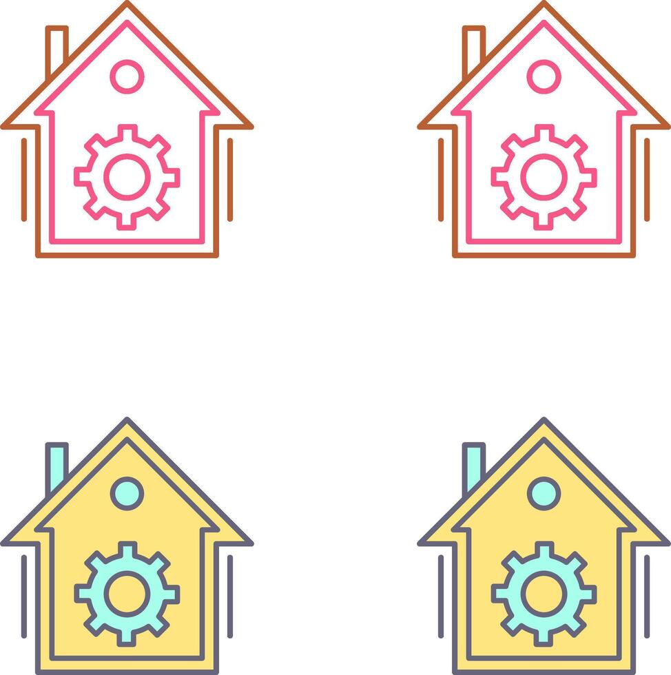 Home Automation Icon Design vector