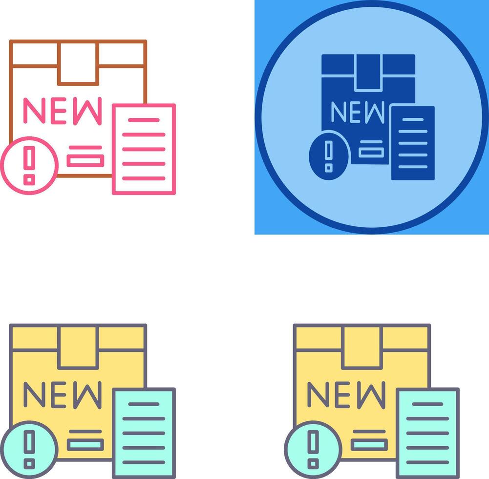 New Product Icon Design vector
