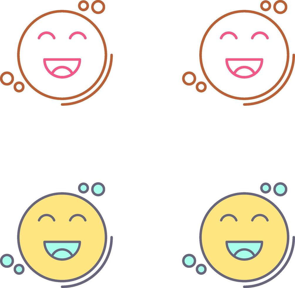 Happiness Icon Design vector