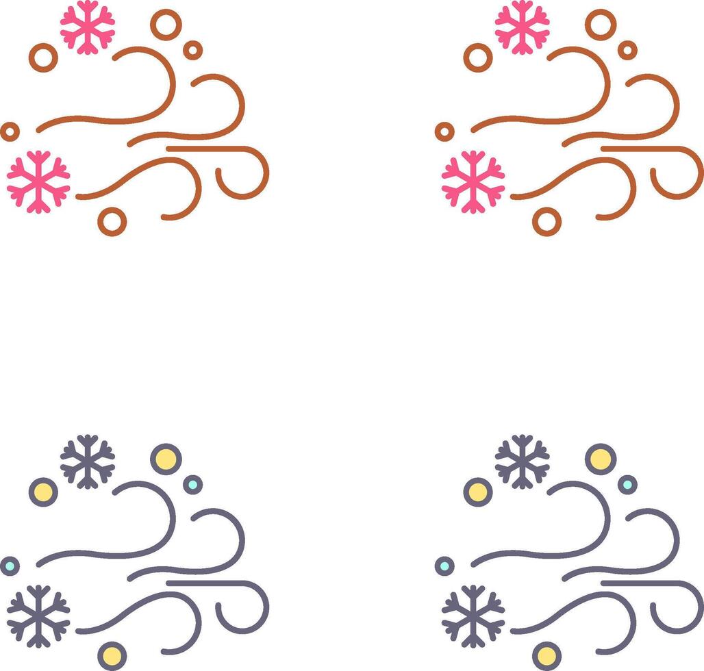 Blizzard Icon Design vector