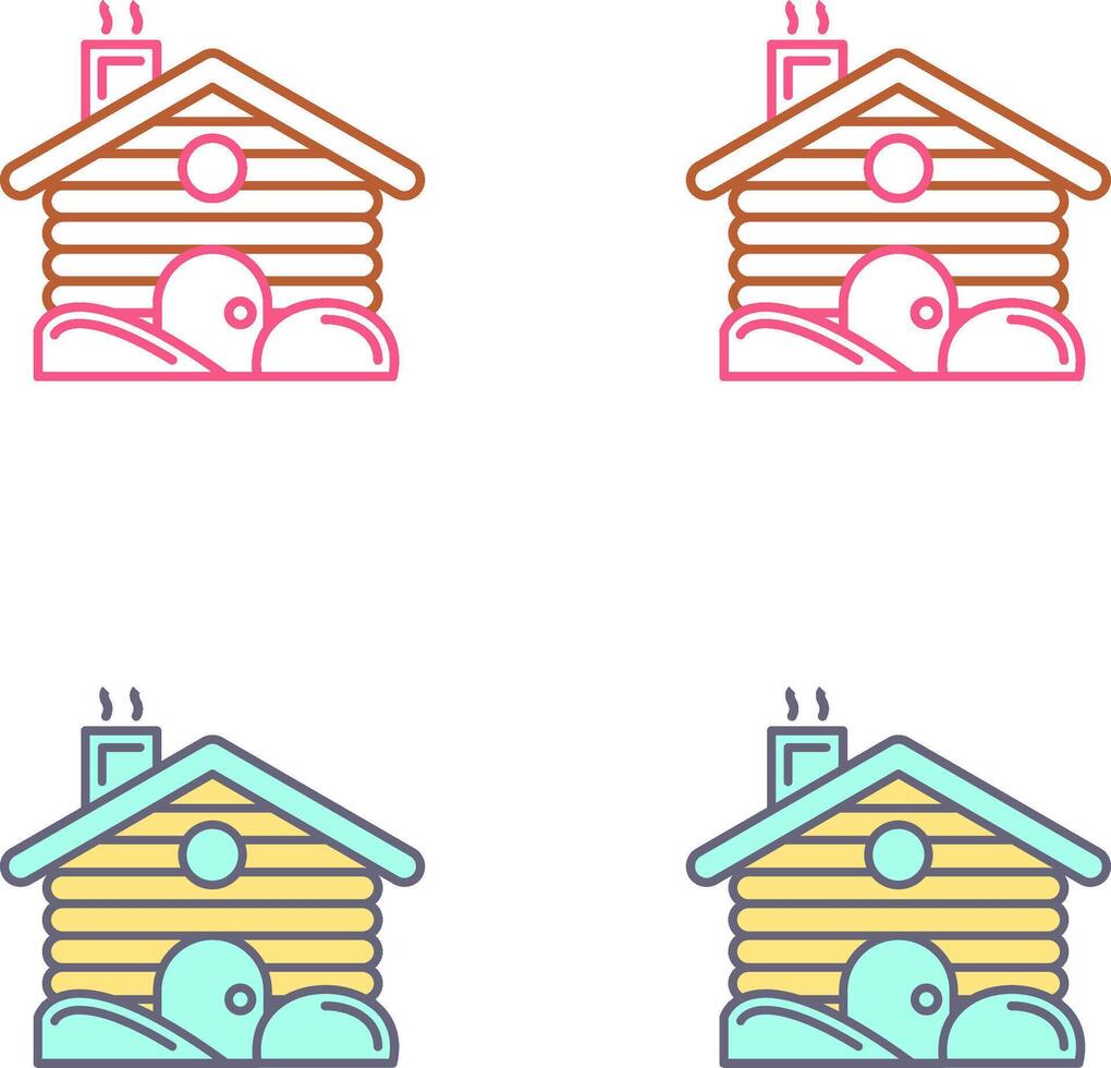 Cabin Icon Design vector