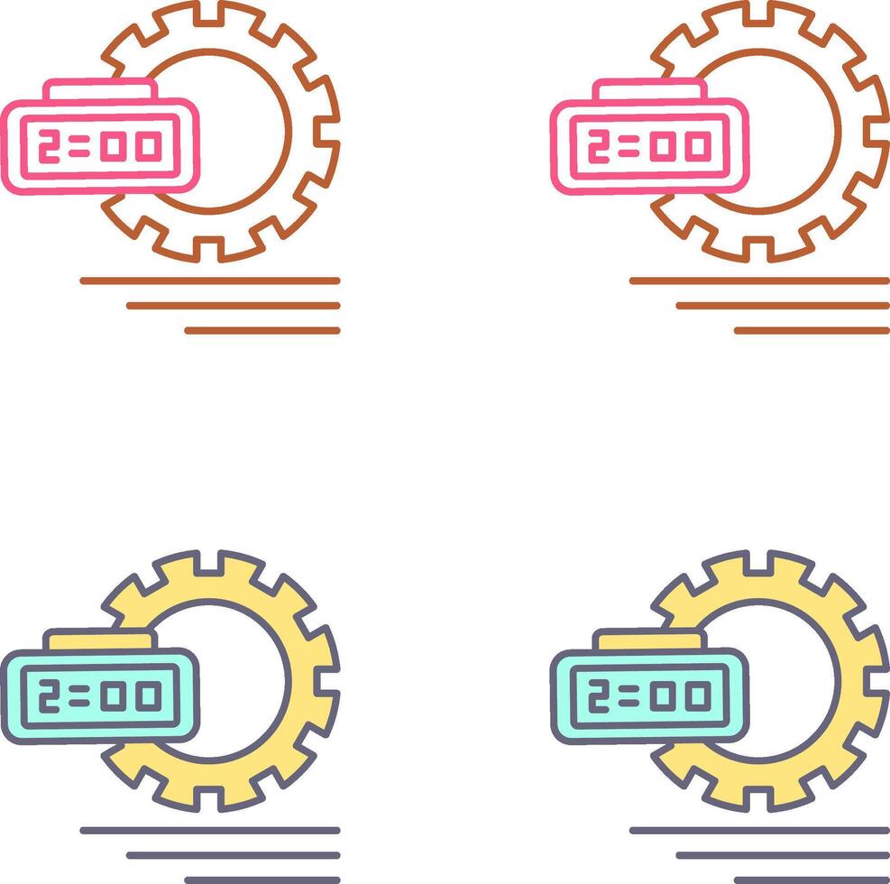 Time Management Icon Design vector
