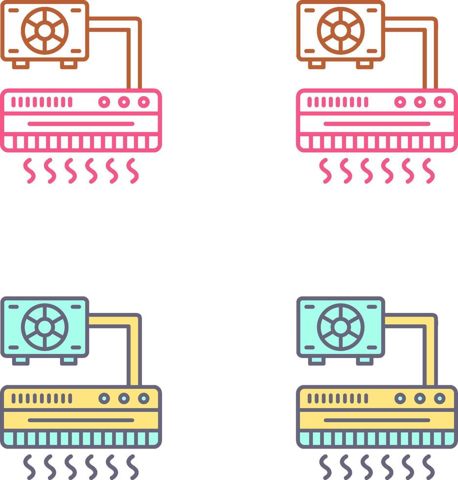 Air Conditioner Icon Design vector