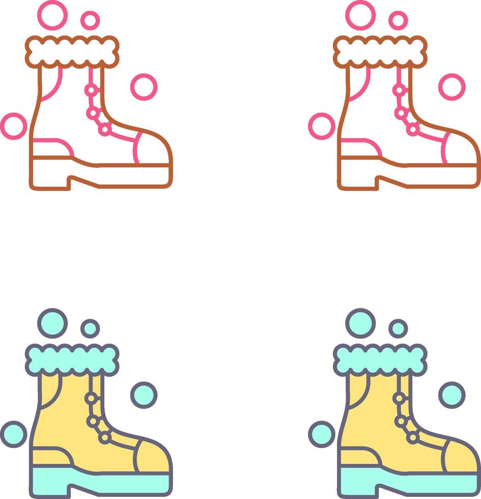 Snowshoes Icon Design vector