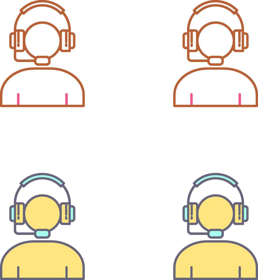 Helpline Icon Design vector