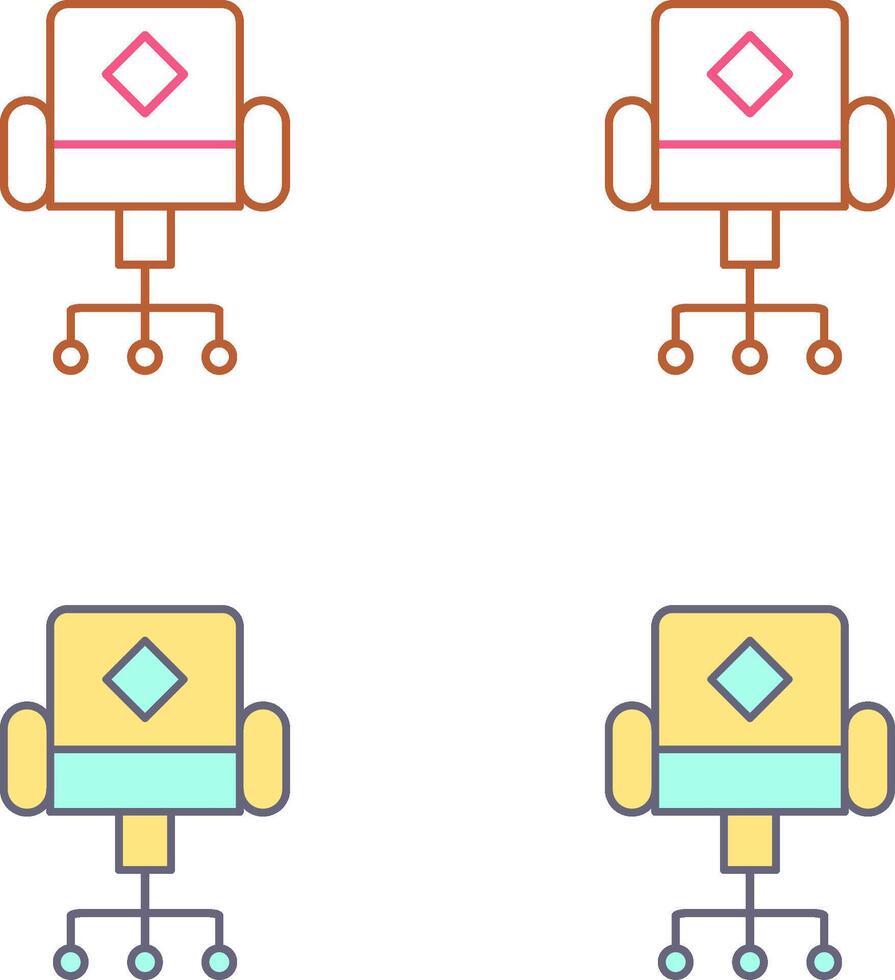 Chair Icon Design vector