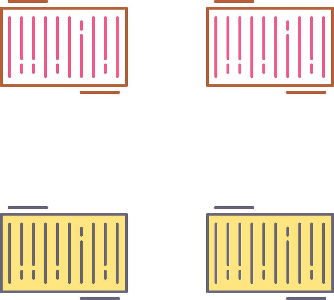 Barcode Icon Design vector