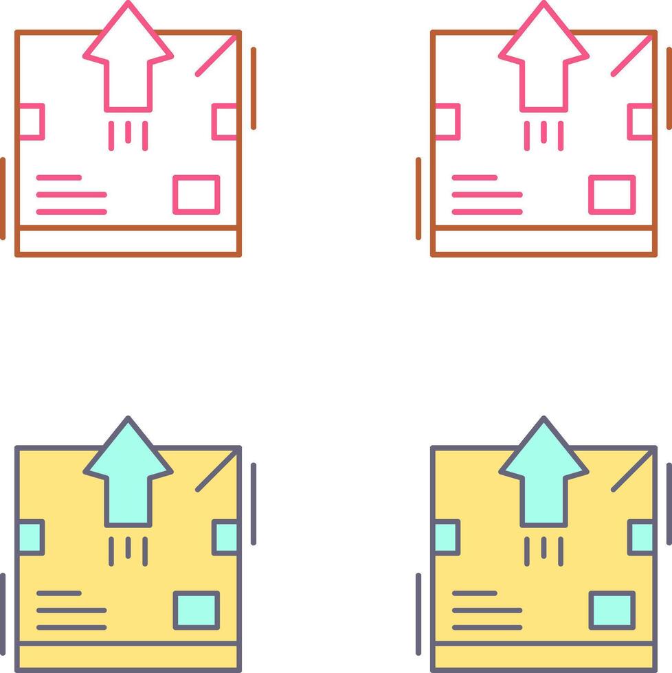 Delivery Box Icon Design vector