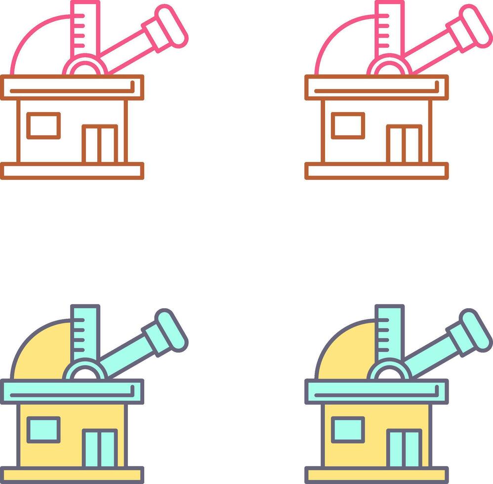Observatory Icon Design vector