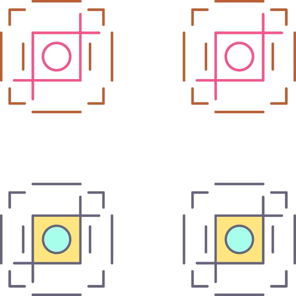 Crop Icon Design vector