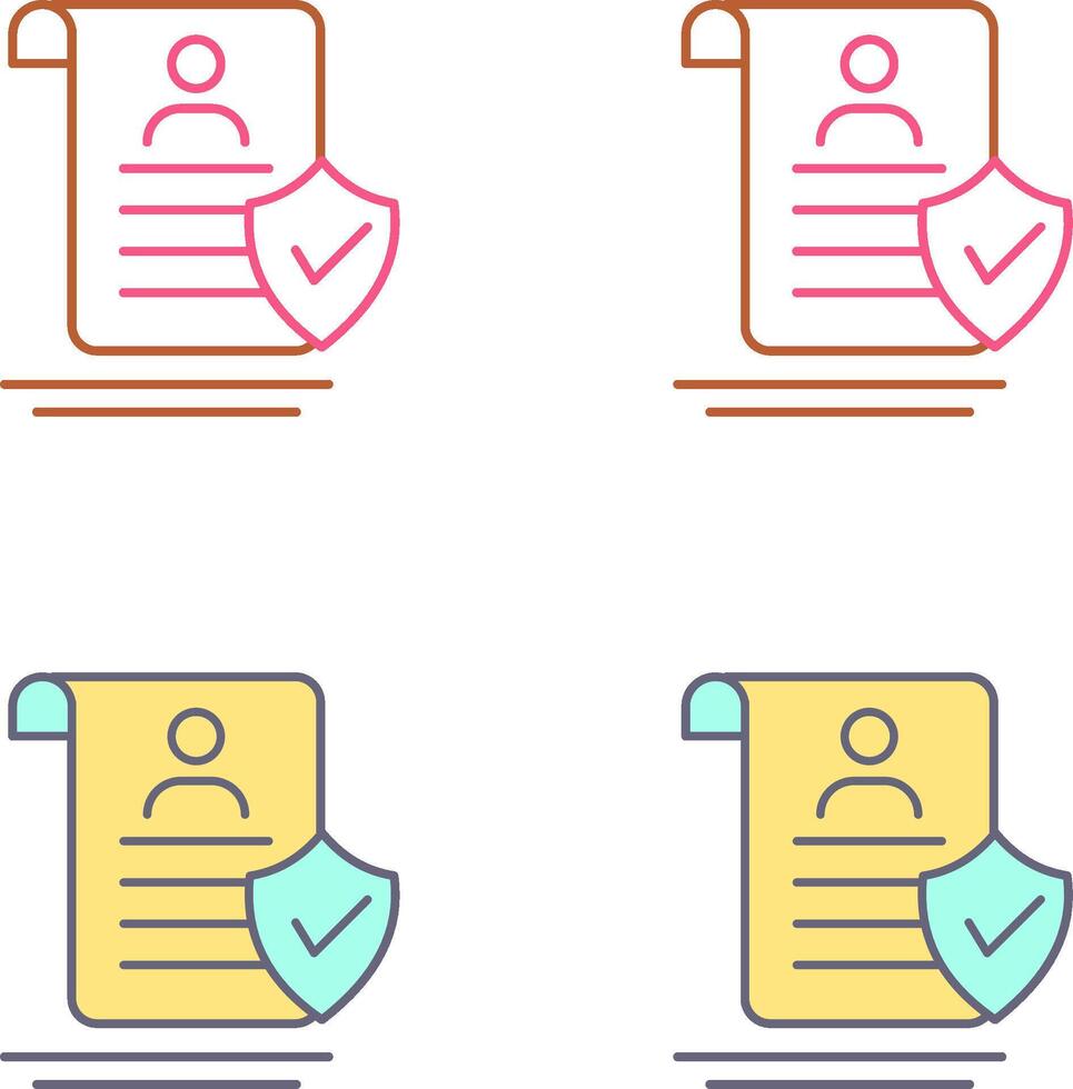 Verified Icon Design vector