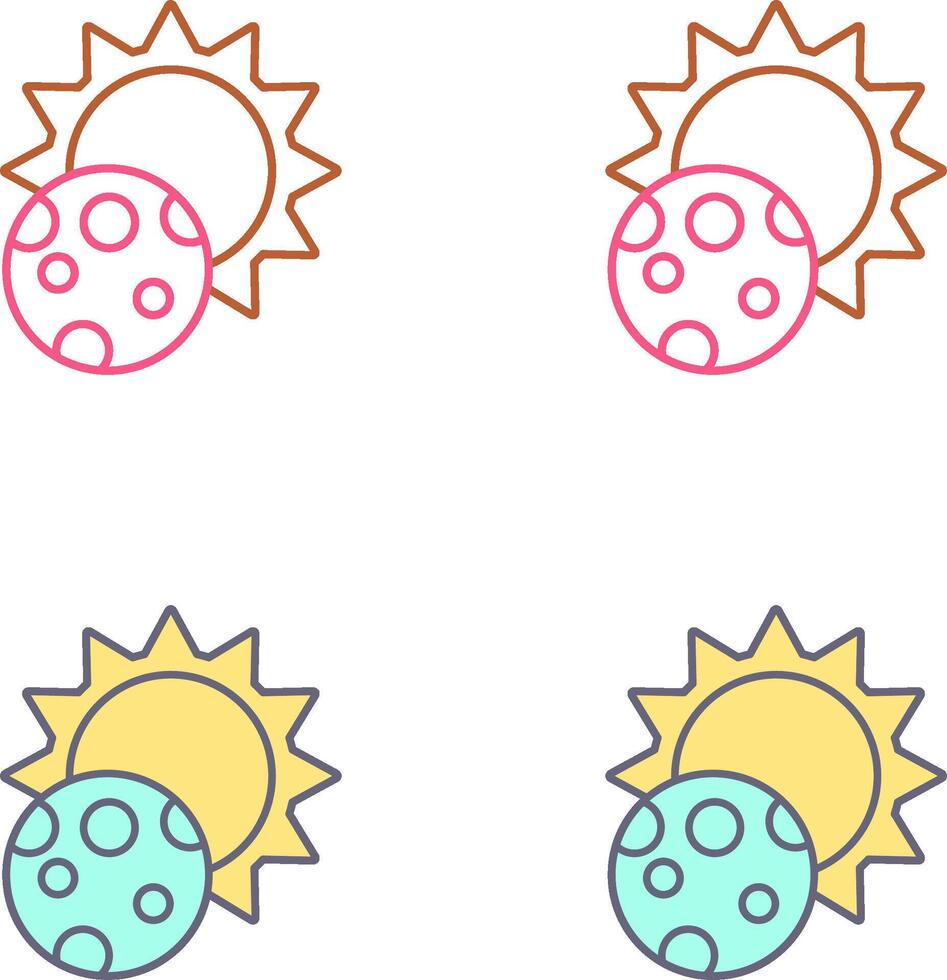 Eclipse Icon Design vector