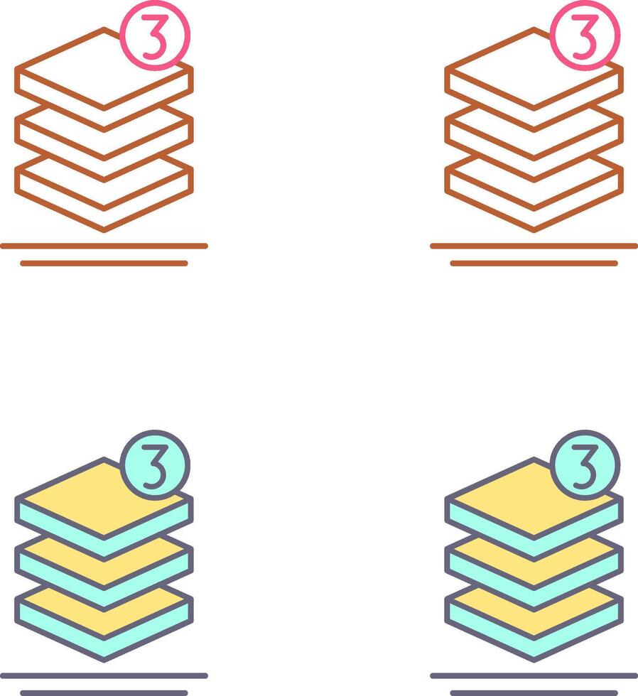 Layers Icon Design vector