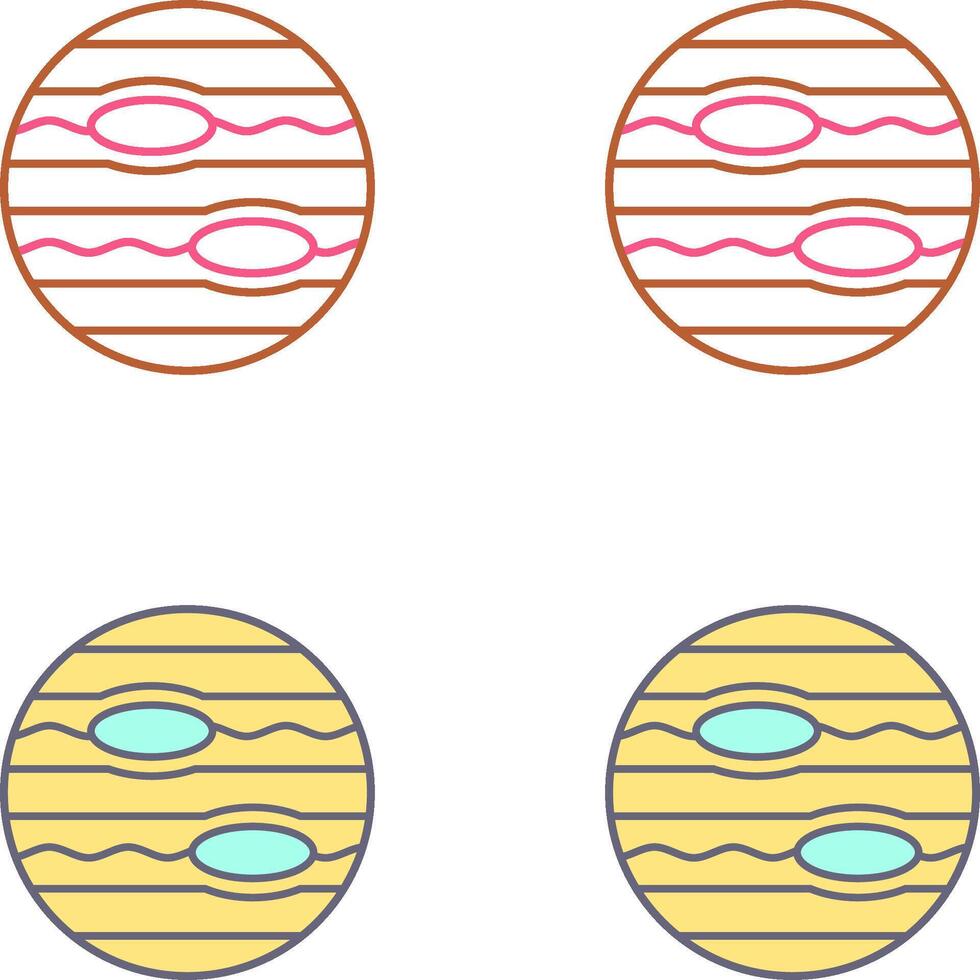 Neptune Icon Design vector