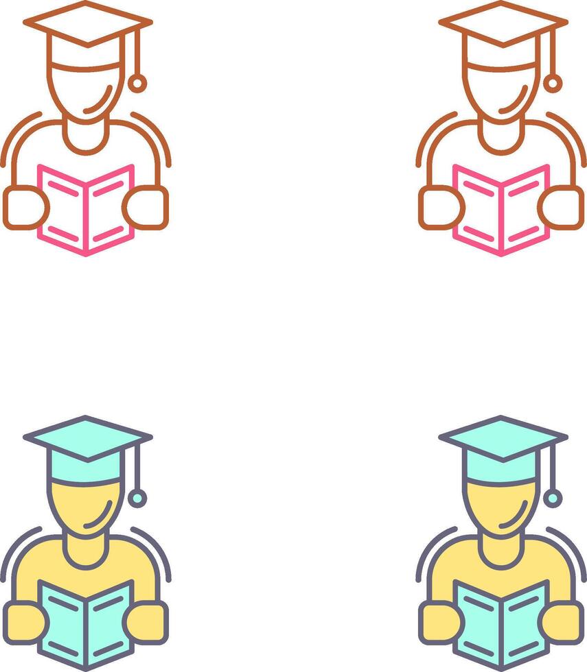 Learning Icon Design vector