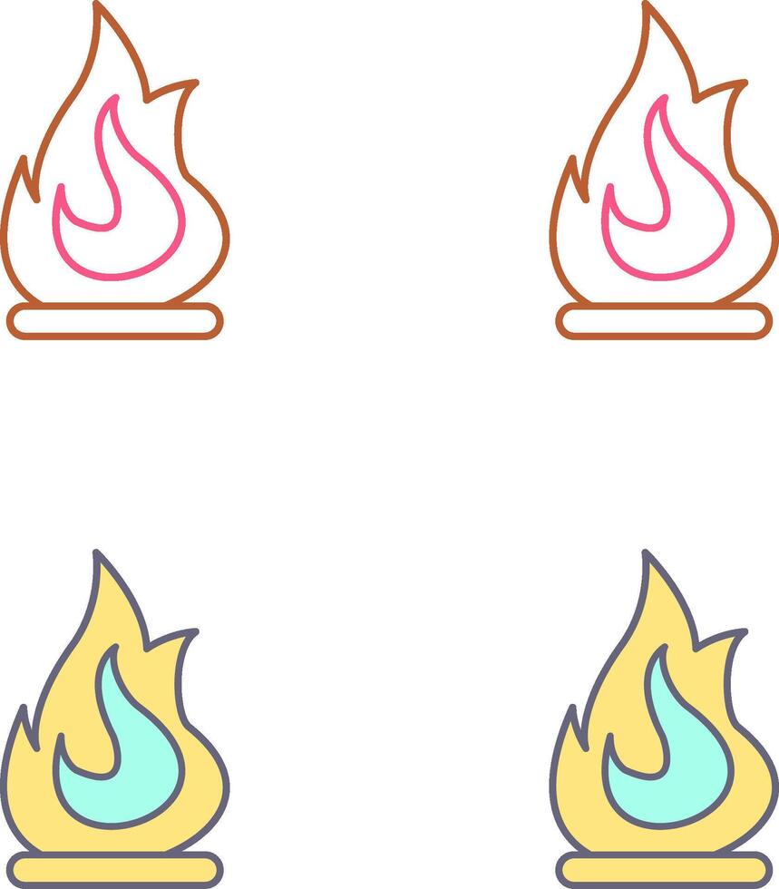 Fire Icon Design vector