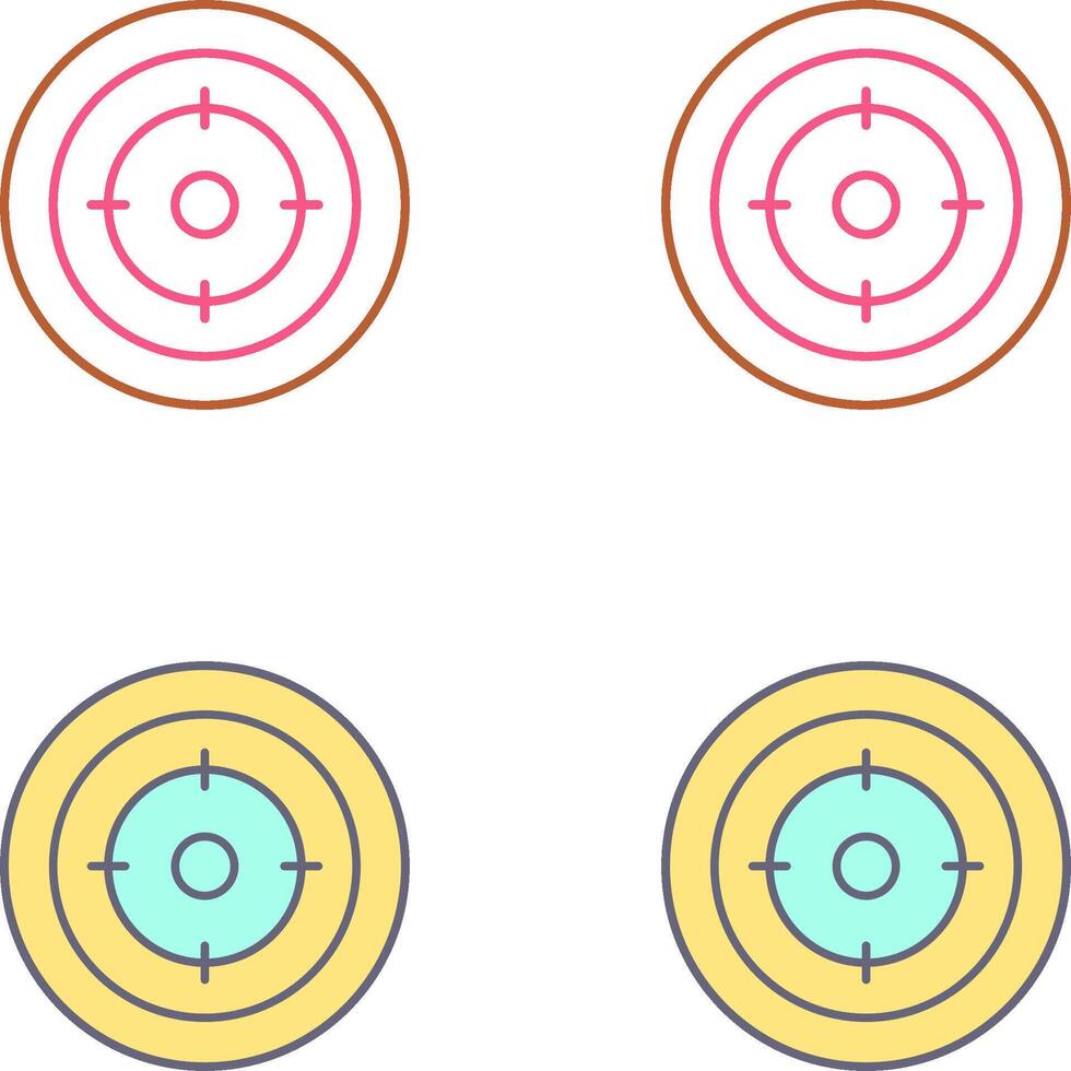 Target Icon Design vector