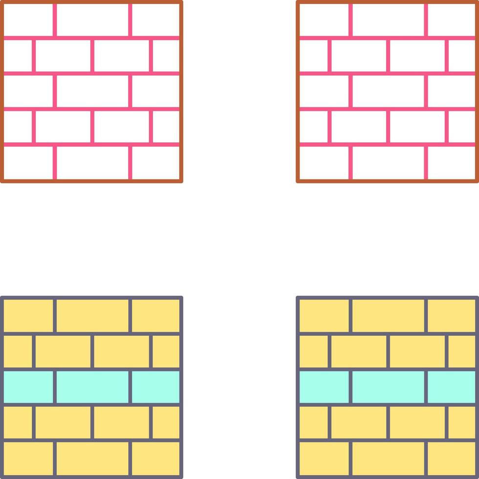 Wall Icon Design vector