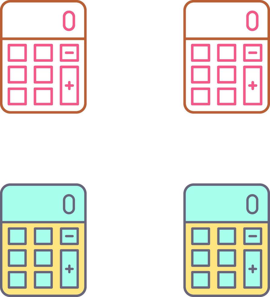 Calculator Icon Design vector