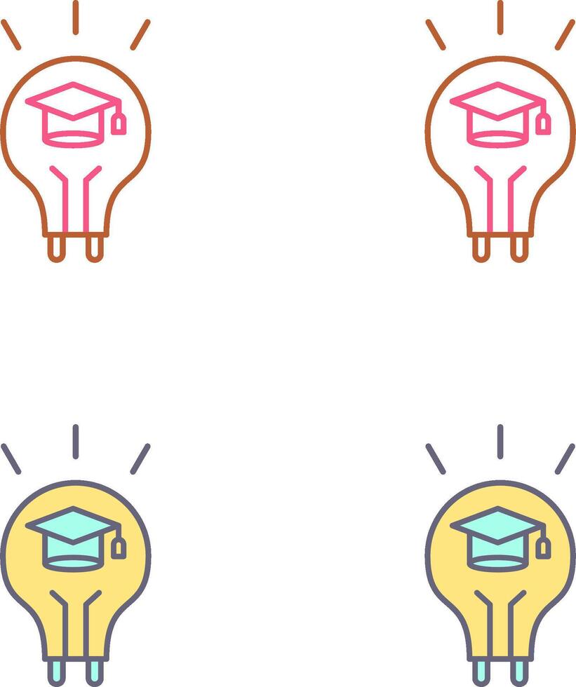 Light Bulb Icon Design vector