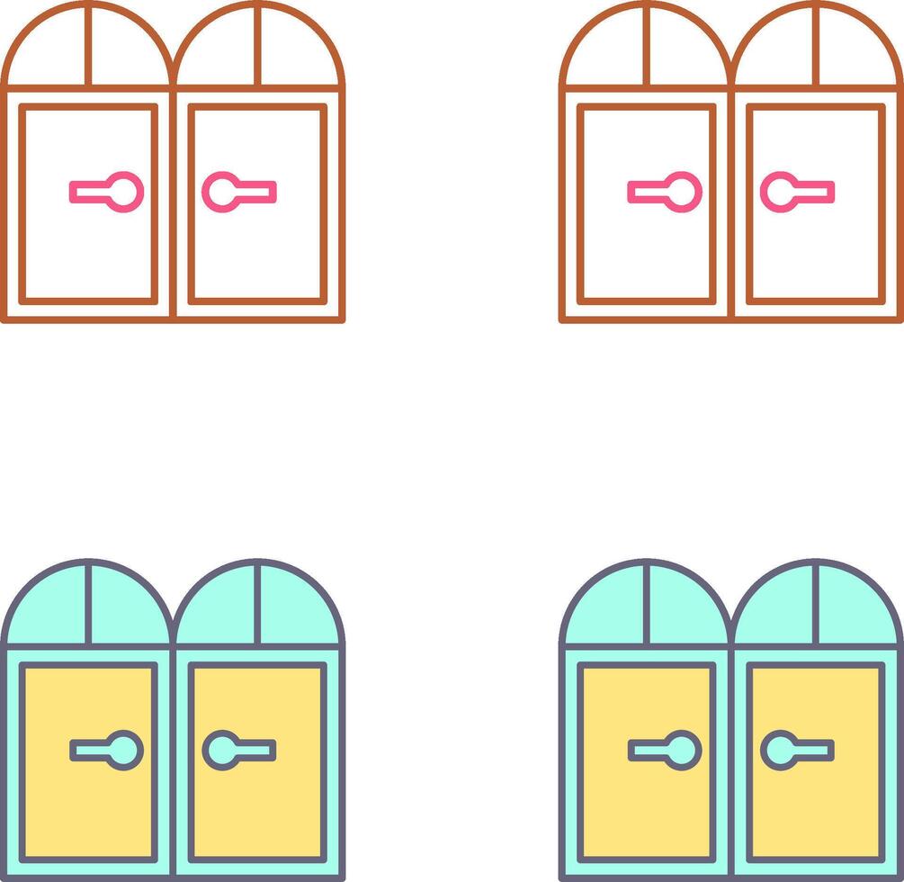 Door Icon Design vector