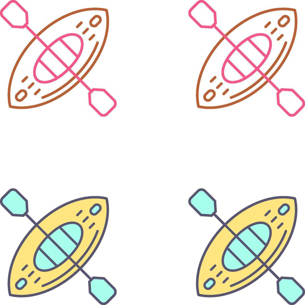 Kayak Icon Design vector