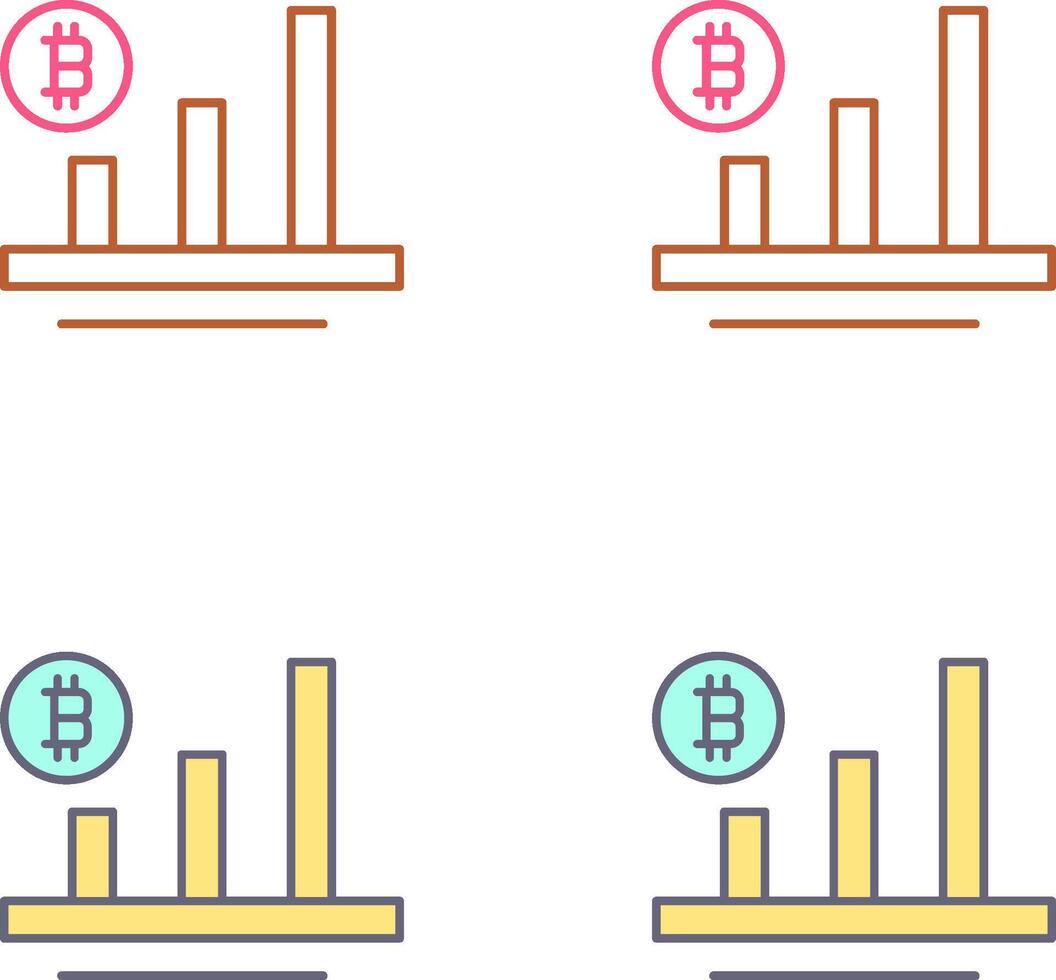 Chart Icon Design vector