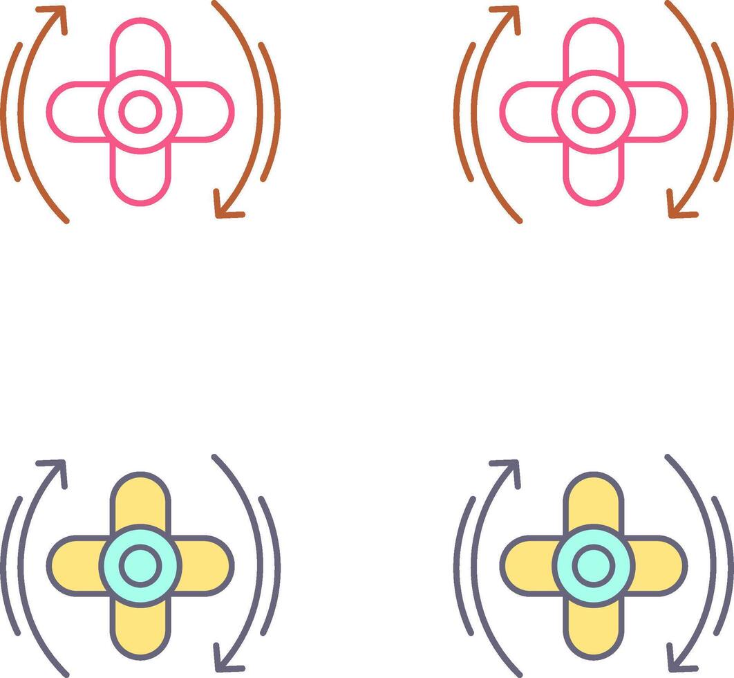 Rotate Icon Design vector