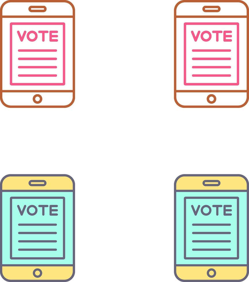 Vote Icon Design vector